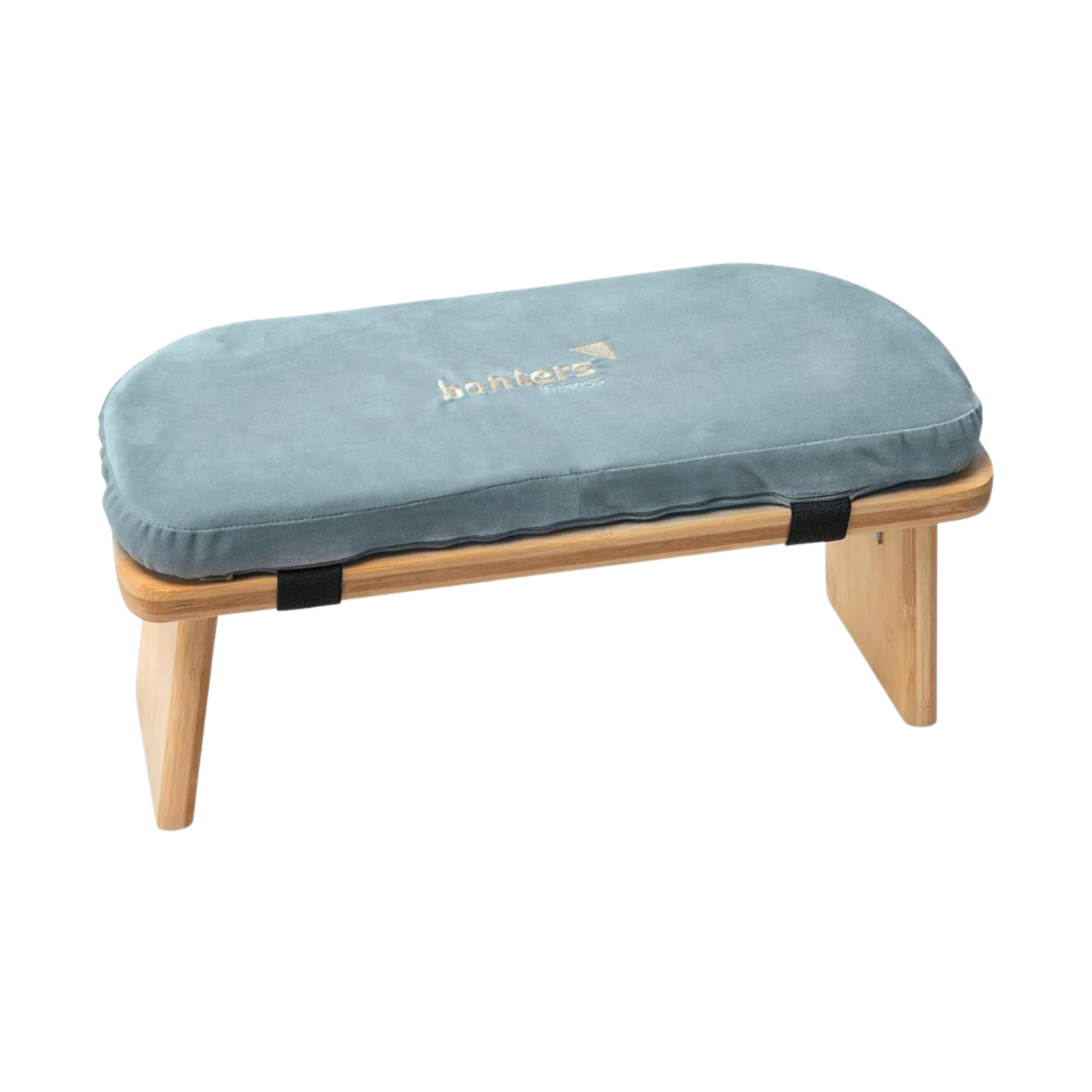 Meditationsbank Bambus Blaugrau